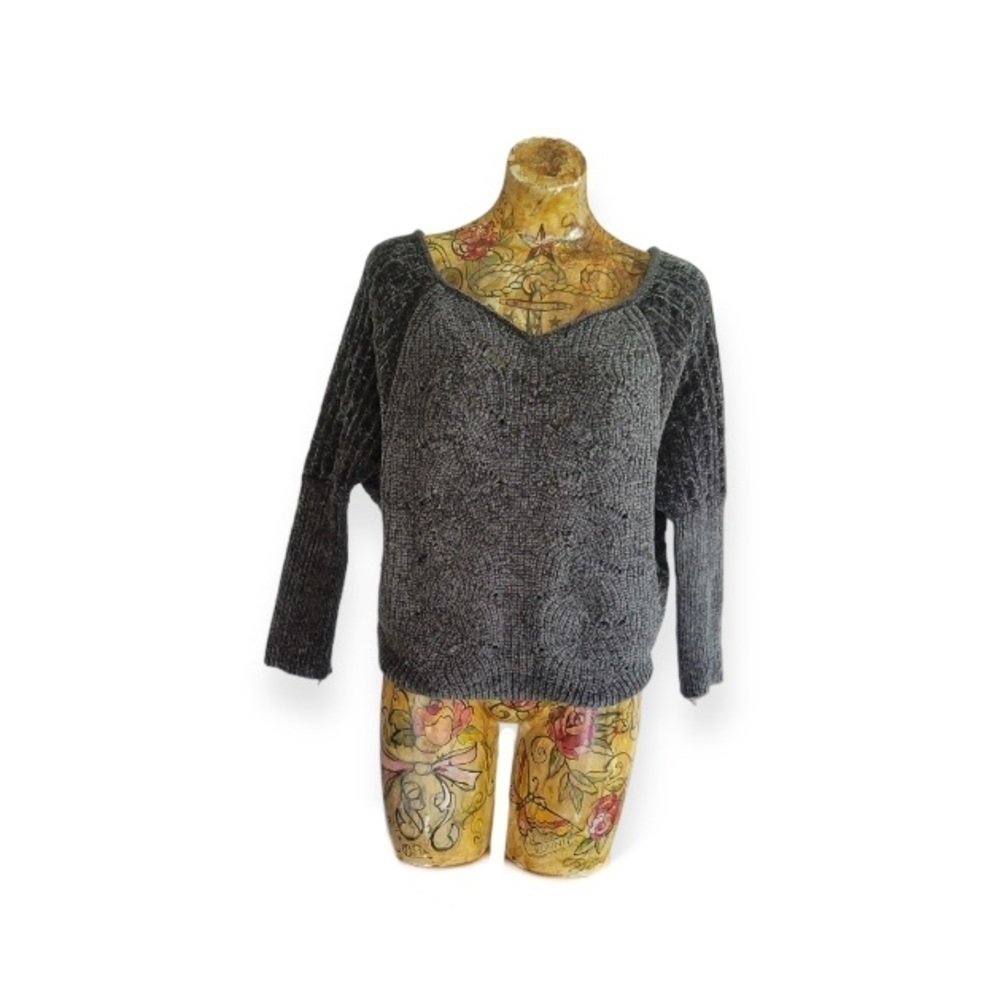 Neely knit top sweater long sleeve small